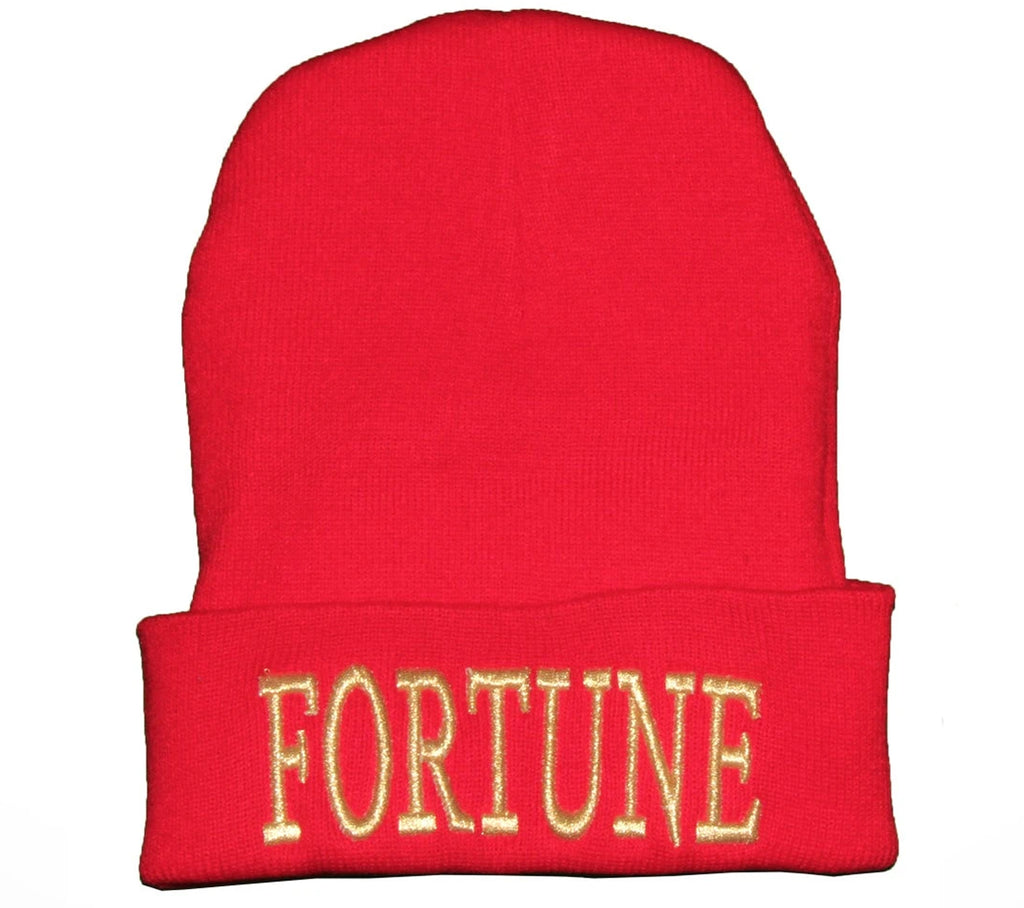 Red FORTUNE Beanie