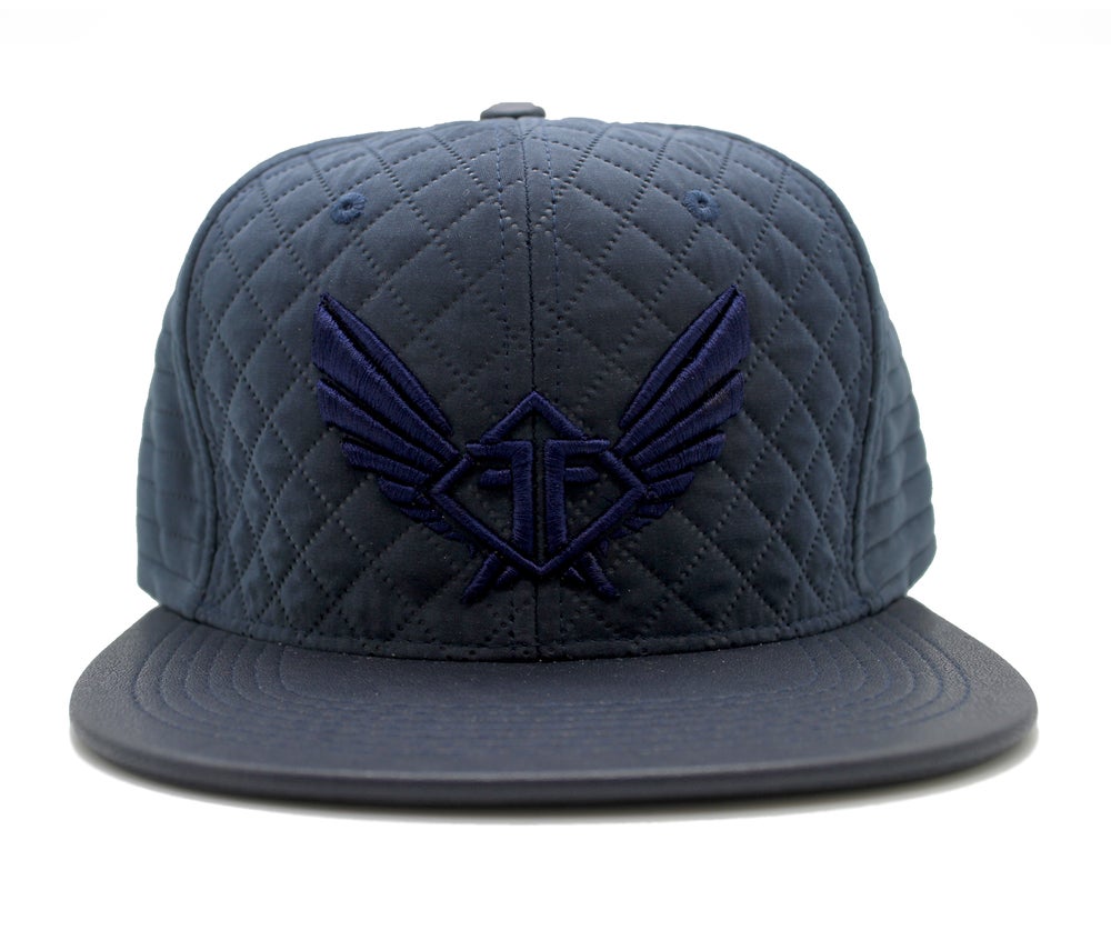 Quited Navy Blue